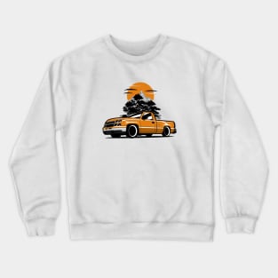 Orange Silverado in Nature Crewneck Sweatshirt